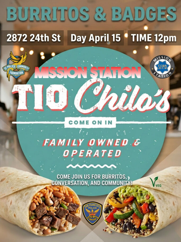 Join Mission Station for Burritos & Badges